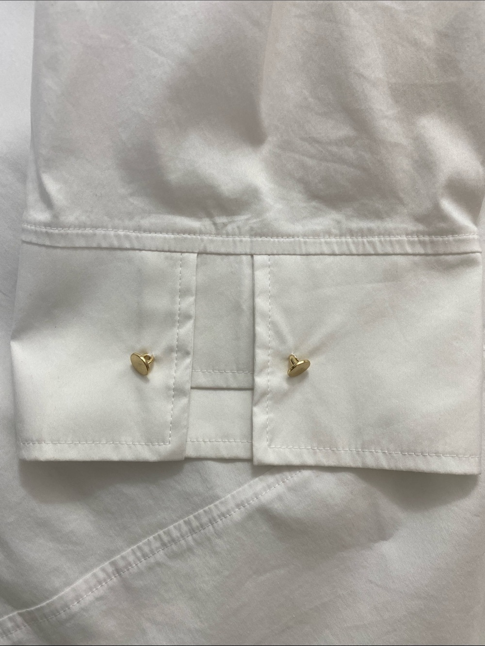 Ming Wang White Tunic Top Size XL Structured Minimalist Classic Career - Picture 7 of 11